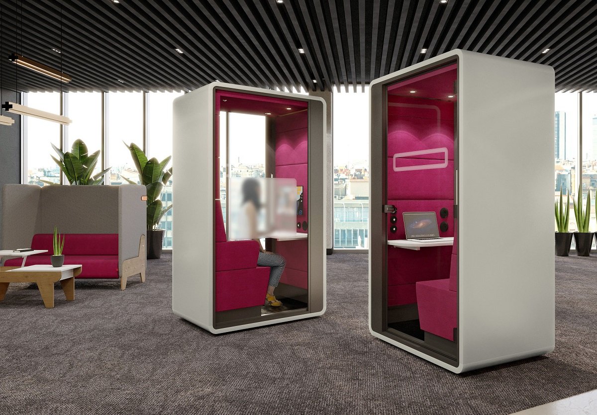 Soundproof Office Pods