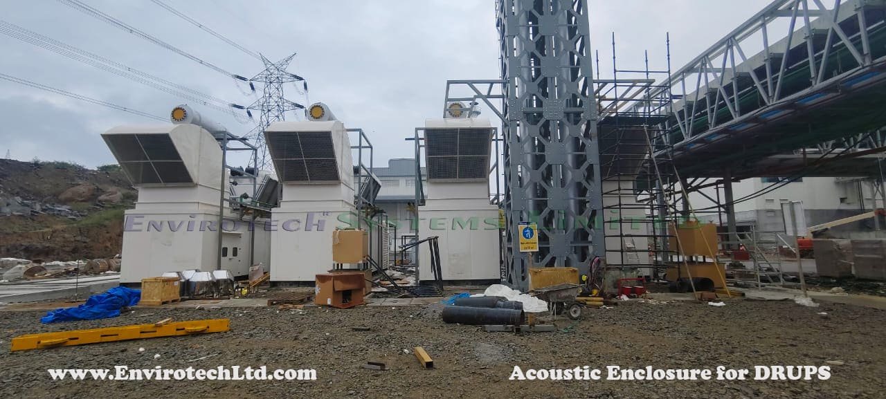 Acoustic Enclosure for DRUPS Diesel Rotary UPS (DRUPS)