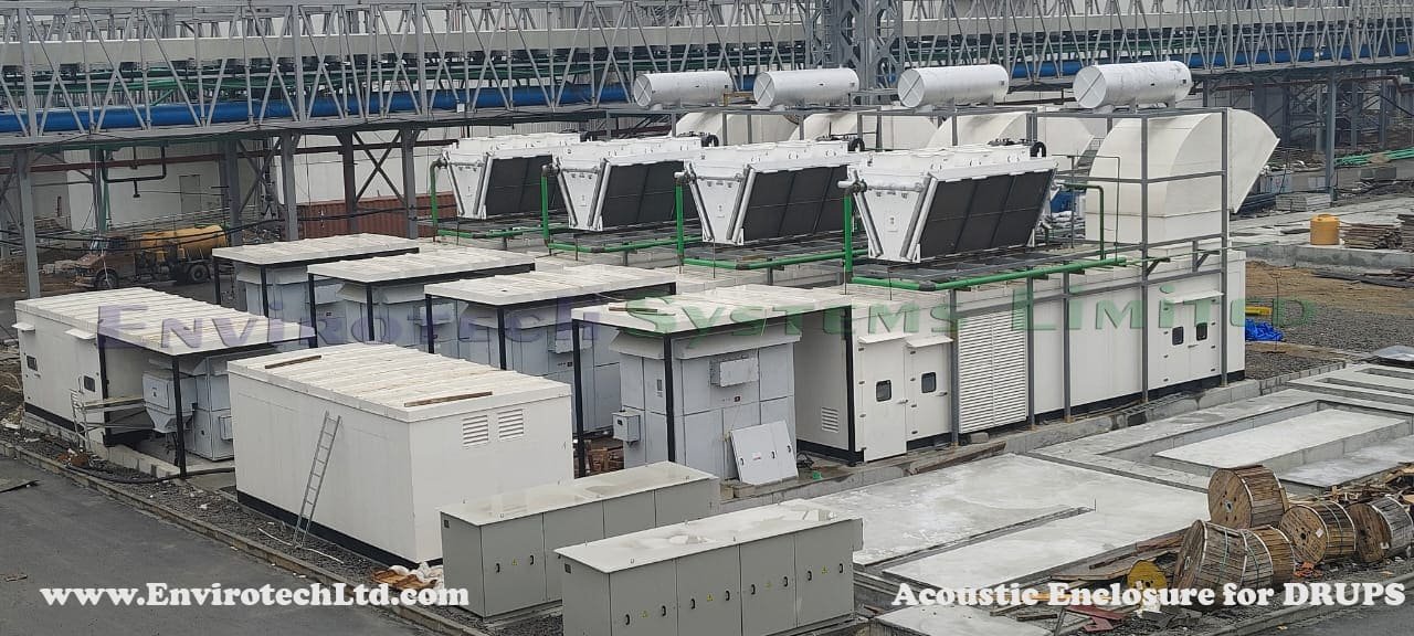 Acoustic Enclosure for DRUPS Diesel Rotary UPS (DRUPS)